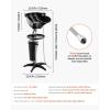 imageVEVOR Portable Shampoo Bowl Shampoo Sink for Washing Hair with Electric Pump Includes 2 Buckets 2 Showerheads Drain Hose Height and Angle Adjustable Portable Wash Bowl for Home Salon Use BlackHair sink w 1 bucketstorage basinUpgraded version