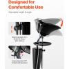 imageVEVOR Portable Shampoo Bowl Shampoo Sink for Washing Hair with Electric Pump Includes 2 Buckets 2 Showerheads Drain Hose Height and Angle Adjustable Portable Wash Bowl for Home Salon Use BlackHair sink w 1 bucket  storage basin