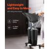 imageVEVOR Portable Shampoo Bowl Shampoo Sink for Washing Hair with Electric Pump Includes 2 Buckets 2 Showerheads Drain Hose Height and Angle Adjustable Portable Wash Bowl for Home Salon Use BlackHair sink wdouble bucket  foot switch