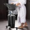 imageVEVOR Portable Shampoo Bowl Shampoo Sink for Washing Hair with Electric Pump Includes 2 Buckets 2 Showerheads Drain Hose Height and Angle Adjustable Portable Wash Bowl for Home Salon Use BlackHair sink wdouble bucket  foot switch