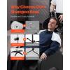 imageVEVOR Portable Shampoo Bowl Shampoo Sink for Washing Hair with Electric Pump Includes 2 Buckets 2 Showerheads Drain Hose Height and Angle Adjustable Portable Wash Bowl for Home Salon Use BlackHair sink wshower headUpgraded version