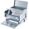 imageVEVOR Poultry Feeder 25lbs Capacity Feed Chicken Feeder with Lid ampamp Lock Outdoor Coop Food Dispenser No Waste Weatherproof Galvanized Metal Feeder for Ducks GeeseGalvanized