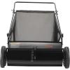 imageVEVOR Push Lawn Sweeper 21inch Leaf ampamp Grass Collector Heavy Duty Thickened Steel Durable to Use with Large Capacity 35 cu ft Mesh Collection Hopper Bag 2 Spinning Brushes26 inch