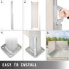 imageVEVOR Retractable Side Awning UV 50 71x 236 Full Aluminum RustProof Patio Sunshine Screen 280 g Thicken Privacy Divider ampamp Wind Screen for Courtyard Balcony Roof Terraces and Pools GrayBeige