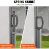 imageVEVOR Retractable Side Awning UV 50 71x 236 Full Aluminum RustProof Patio Sunshine Screen 280 g Thicken Privacy Divider ampamp Wind Screen for Courtyard Balcony Roof Terraces and Pools GrayBeige