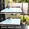 imageVEVOR Retractable Side Awning UV 50 71x 236 Full Aluminum RustProof Patio Sunshine Screen 280 g Thicken Privacy Divider ampamp Wind Screen for Courtyard Balcony Roof Terraces and Pools GrayBeige