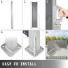 imageVEVOR Retractable Side Awning UV 50 71x 236 Full Aluminum RustProof Patio Sunshine Screen 280 g Thicken Privacy Divider ampamp Wind Screen for Courtyard Balcony Roof Terraces and Pools GrayGray