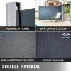 imageVEVOR Retractable Side Awning UV 50 71x 236 Full Aluminum RustProof Patio Sunshine Screen 280 g Thicken Privacy Divider ampamp Wind Screen for Courtyard Balcony Roof Terraces and Pools GrayBlack