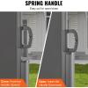 imageVEVOR Retractable Side Awning UV 50 71x 236 Full Aluminum RustProof Patio Sunshine Screen 280 g Thicken Privacy Divider ampamp Wind Screen for Courtyard Balcony Roof Terraces and Pools GrayGray