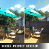 imageVEVOR Retractable Side Awning UV 50 71x 236 Full Aluminum RustProof Patio Sunshine Screen 280 g Thicken Privacy Divider ampamp Wind Screen for Courtyard Balcony Roof Terraces and Pools GrayBlack