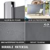 imageVEVOR Retractable Side Awning UV 50 71x 236 Full Aluminum RustProof Patio Sunshine Screen 280 g Thicken Privacy Divider ampamp Wind Screen for Courtyard Balcony Roof Terraces and Pools GrayGray