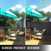 imageVEVOR Retractable Side Awning UV 50 71x 236 Full Aluminum RustProof Patio Sunshine Screen 280 g Thicken Privacy Divider ampamp Wind Screen for Courtyard Balcony Roof Terraces and Pools GrayBlack