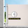 imageVEVOR Retractable Side Awning UV 50 71x 236 Full Aluminum RustProof Patio Sunshine Screen 280 g Thicken Privacy Divider ampamp Wind Screen for Courtyard Balcony Roof Terraces and Pools GrayBeige