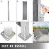 imageVEVOR Retractable Side Awning UV 50 71x 236 Full Aluminum RustProof Patio Sunshine Screen 280 g Thicken Privacy Divider ampamp Wind Screen for Courtyard Balcony Roof Terraces and Pools GrayBlack