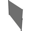 imageVEVOR Retractable Side Awning UV 50 71x 236 Full Aluminum RustProof Patio Sunshine Screen 280 g Thicken Privacy Divider ampamp Wind Screen for Courtyard Balcony Roof Terraces and Pools GrayGray