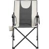 imageVEVOR Rocking Camping Chair Portable Folding Rocker HeavyDuty Lawn Chair Recliner with Cupholder ampamp Pocket Supports 225lbs Fully Padded Camp Chairs for Outdoor Patio Backyard Porch GardenHeatedStandard