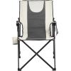 imageVEVOR Rocking Camping Chair Portable Folding Rocker HeavyDuty Lawn Chair Recliner with Cupholder ampamp Pocket Supports 225lbs Fully Padded Camp Chairs for Outdoor Patio Backyard Porch GardenStandard