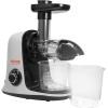 imageVEVOR Slow Masticating Juicer 2Speed Mode Cold Press Juicer Machine with Reverse Function Quiet Motor Slow Juicer Juice Extractor Maker Easy to Clean with Brush for High Nutrient Fruit VegetableLight GreyBlack