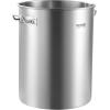 imageVEVOR Stainless Steel Stockpot 84 Quart Large Cooking Pots Cookware Sauce Pot with Basket Lid and Handle Heavy Duty Commercial Grade Stock Pot Sanding Treatment for Large Groups Events Silver359 Quarts