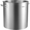 imageVEVOR Stainless Steel Stockpot 84 Quart Large Cooking Pots Cookware Sauce Pot with Basket Lid and Handle Heavy Duty Commercial Grade Stock Pot Sanding Treatment for Large Groups Events Silver100 Quarts