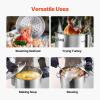 imageVEVOR Stainless Steel Stockpot 84 Quart Large Cooking Pots Cookware Sauce Pot with Basket Lid and Handle Heavy Duty Commercial Grade Stock Pot Sanding Treatment for Large Groups Events Silver571 Quarts