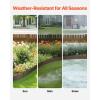 imageVEVOR Steel Landscape Edging 5 Packs 39 x 3 in RustResistant Metal Landscape Edging Bendable Garden Edging Border Heavy Duty Lawn Edging EasytoInstall Flower Bed Yard Pathway Divider Black39 L x 5 H