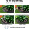 imageVEVOR Steel Landscape Edging 5 Packs 39 x 3 in RustResistant Metal Landscape Edging Bendable Garden Edging Border Heavy Duty Lawn Edging EasytoInstall Flower Bed Yard Pathway Divider Black39 L x 5 H