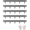 imageVEVOR Steel Landscape Edging 5 Packs 39 x 3 in RustResistant Metal Landscape Edging Bendable Garden Edging Border Heavy Duty Lawn Edging EasytoInstall Flower Bed Yard Pathway Divider Black39 L x 3 H