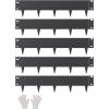 imageVEVOR Steel Landscape Edging 5 Packs 39 x 3 in RustResistant Metal Landscape Edging Bendable Garden Edging Border Heavy Duty Lawn Edging EasytoInstall Flower Bed Yard Pathway Divider Black39 L x 5 H