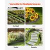 imageVEVOR Steel Landscape Edging 5 Packs 39 x 3 in RustResistant Metal Landscape Edging Bendable Garden Edging Border Heavy Duty Lawn Edging EasytoInstall Flower Bed Yard Pathway Divider Black39 L x 5 H