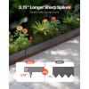 imageVEVOR Steel Landscape Edging 5 Packs 39 x 3 in RustResistant Metal Landscape Edging Bendable Garden Edging Border Heavy Duty Lawn Edging EasytoInstall Flower Bed Yard Pathway Divider Black39 L x 3 H