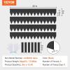 imageVEVOR Steel Landscape Edging 6 Packs 40 x 6 in RustResistant Metal Landscape Edging Bendable Garden Edging Border Heavy Duty Lawn Edging EasytoInstall Flower Bed Yard Pathway Divider Black40 L x 6 H 4 Pack