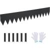 imageVEVOR Steel Landscape Edging 6 Packs 40 x 6 in RustResistant Metal Landscape Edging Bendable Garden Edging Border Heavy Duty Lawn Edging EasytoInstall Flower Bed Yard Pathway Divider Black40 L x 6 H 4 Pack