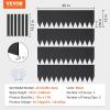imageVEVOR Steel Landscape Edging 6 Packs 40 x 6 in RustResistant Metal Landscape Edging Bendable Garden Edging Border Heavy Duty Lawn Edging EasytoInstall Flower Bed Yard Pathway Divider Black40 L x 12 H 4 Pack