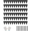 imageVEVOR Steel Landscape Edging 6 Packs 40 x 6 in RustResistant Metal Landscape Edging Bendable Garden Edging Border Heavy Duty Lawn Edging EasytoInstall Flower Bed Yard Pathway Divider Black40 L x 6 H 6 Pack