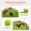 imageVEVOR String Trimmer 252CC 2Stroke Gas Powered Weed Wacker 169quot Cordless Grass Trimmer MultiFunctional Lawn Edger with Shoulder Strap ampamp 3T Blade Weed Eater for Quick Grass Cleaning