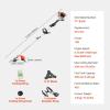 imageVEVOR String Trimmer 252CC 2Stroke Gas Powered Weed Wacker 169quot Cordless Grass Trimmer MultiFunctional Lawn Edger with Shoulder Strap ampamp 3T Blade Weed Eater for Quick Grass Cleaning