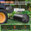 imageVEVOR Tow Behind Lawn Roller 400lbs Sand and 322lbs Water Filled Heavy Duty LLDPE Drum and Steel Frame with EasyTurn Plug for Tractor or ATV Garden Farm Park Black