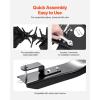 imageVEVOR Tow Behind Plug Aerator 40Inch Tow Behind Lawn Plug Aerator with Universal Hitch Pull Behind Aerator with Iron Spikes Alternately Arranged Lawn Aerator Tow Behind for Gardens Lawns FarmsTow Behind