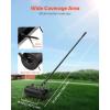 imageVEVOR Tow Behind Plug Aerator 40Inch Tow Behind Lawn Plug Aerator with Universal Hitch Pull Behind Aerator with Iron Spikes Alternately Arranged Lawn Aerator Tow Behind for Gardens Lawns FarmsRolling