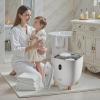 imageVEVOR Towel Warmers for Bathroom 25 L Towel Warmer Bucket with Auto Shut Off for Spa Fits up to 5 Oversized Towels Blankets Clothes Bathrobes PJs and MoreGray