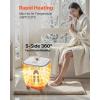 imageVEVOR Towel Warmers for Bathroom 25 L Towel Warmer Bucket with Auto Shut Off for Spa Fits up to 5 Oversized Towels Blankets Clothes Bathrobes PJs and MoreGray