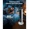 imageVEVOR Tower Fan 22 fts Velocity Quiet Floor Fan 70 Oscillating Fans for Indoors with 3 Speeds 4 Modes 12H Timer Portable Standing Bladeless Fan with Remote Control for Bedroom Office HomeEvaporative Air Cooler