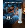 imageVEVOR Tower Fan 22 fts Velocity Quiet Floor Fan 70 Oscillating Fans for Indoors with 3 Speeds 4 Modes 12H Timer Portable Standing Bladeless Fan with Remote Control for Bedroom Office HomeStandard