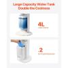 imageVEVOR Tower Fan 22 fts Velocity Quiet Floor Fan 70 Oscillating Fans for Indoors with 3 Speeds 4 Modes 12H Timer Portable Standing Bladeless Fan with Remote Control for Bedroom Office HomeEvaporative Air Cooler