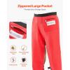 imageVEVOR Unisex Apron Style Chainsaw Chaps Class C 8 Layers Chainsaw Pants With Adjustable Belt ampamp Gear PocketRed