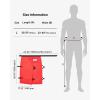 imageVEVOR Unisex Apron Style Chainsaw Chaps Class C 8 Layers Chainsaw Pants With Adjustable Belt ampamp Gear PocketRed