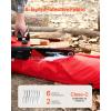 imageVEVOR Unisex Apron Style Chainsaw Chaps Class C 8 Layers Chainsaw Pants With Adjustable Belt ampamp Gear PocketRed
