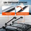 imageVEVOR Universal Car Roof Rack  Fit Most Crossbars Carry up to 6 Pairs of Skis or 4 Snowboards Aluminum Snowboard Ski Rack with Lock ampamp Rubber Padding