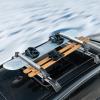 imageVEVOR Universal Car Roof Rack  Fit Most Crossbars Carry up to 6 Pairs of Skis or 4 Snowboards Aluminum Snowboard Ski Rack with Lock ampamp Rubber Padding
